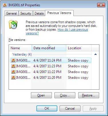 ��������� ����������� Windows Vista, �������� � ��� 
