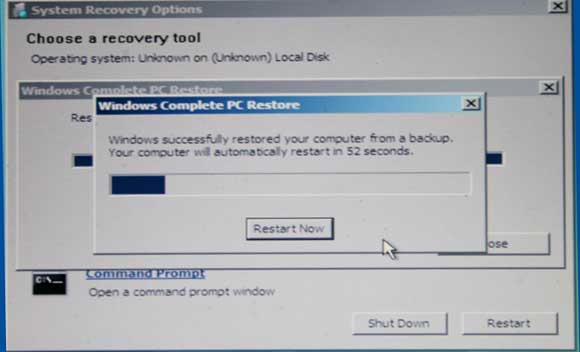 ������������� Complete PC Backup � Windows Vista