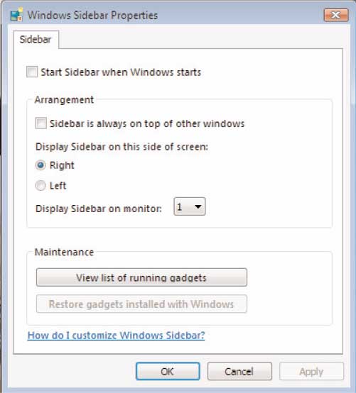 �������������� ���������� � ������������ ������� Windows Vista