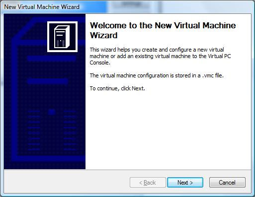 Virtual PC 2007 � ����� ����������� ������