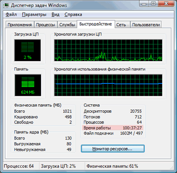��� ���������� ����� ����������� ������ Windows Vista