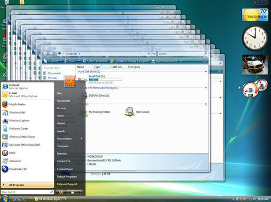 ����������� ���������� ���� Windows Explorer ������� Vista �� �����