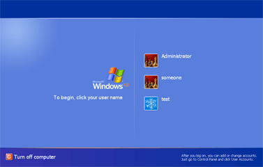 ��������� ������ ����������� Windows XP