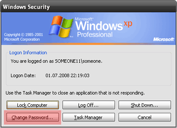 ��� ������� ������ ������������ � Windows XP