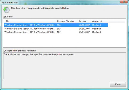 ���������� ���������� �� ��-�� Windows Desktop Search