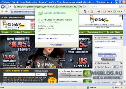 ��������� ������� ������ Windows XP