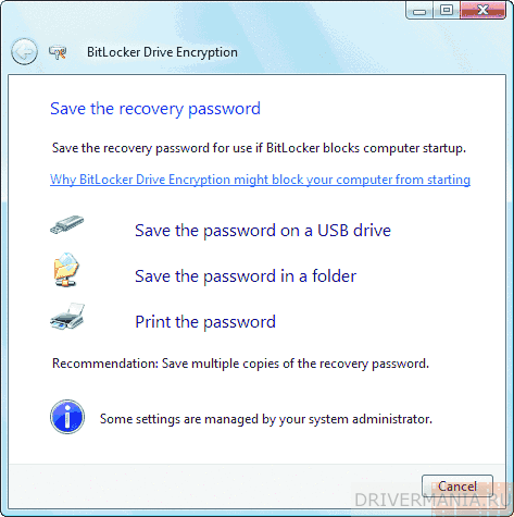 ���������� ������ ���������� Windows BitLocker