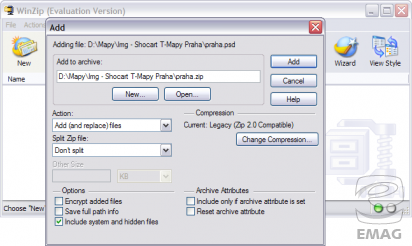Программа WinZip - официальный архиватор формата Zip